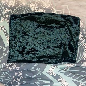 Tube top velvet